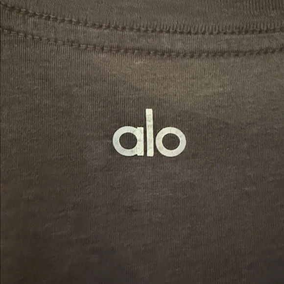 ALO Triumph V-Neck Raglan T-Shirt Gray XXL Unisex - Picture 4 of 6